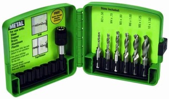 Drill/Tap Bits come in metric sizes.