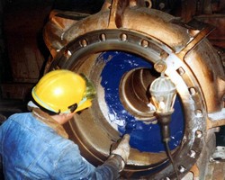 Putty repairs and rebuilds worn metal.