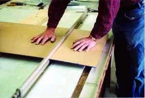 Heating Tools bend large acrylic sheets.