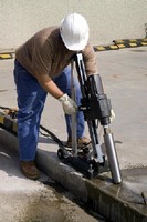 Core Drills penetrate concrete, brick, and masonry block.