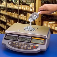 Portable Counting Scale is battery operated.