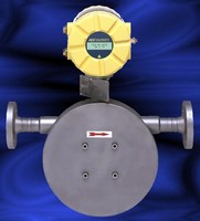 Coriolis Mass Flow Meter handles acidic and caustic fluids.