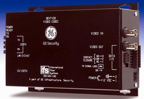 MPEG 4 Video CODEC has optical Ethernet output.