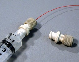 Capillary Luer Adapter introduces no dead volume to flow.