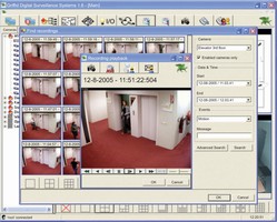 Recording Software works with network cameras. Recording Software works with network cameras.