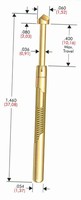 Long Stroke Probes are designed for optimal accuracy. Long Stroke Probes are designed for optimal accuracy.
