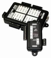 Ethernet I/O Module features expandable design. Ethernet I/O Module features expandable design.