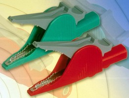 Insulated Alligator Clip grips contacts up to 1.26 in. dia.