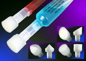 Plastic Ampoule features large surface area applicator tip.
