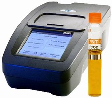Portable Spectrophotometer runs 240 analytical methods.