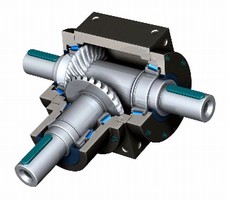 Bevel Gearboxes transmit up to 6,600 Nm.