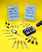 Mounted Points Kit lets user match abrasive application. Mounted Points Kit lets user match abrasive application.