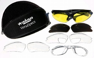 Wraparound Glasses combine style and safety. Wraparound Glasses combine style and safety.