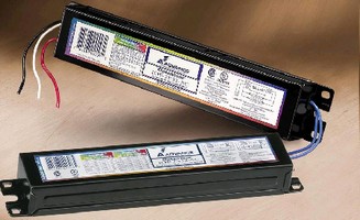 Electronic Ballasts drive 1-4 fluorescent T8 lamps.