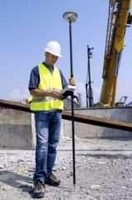 Surveying Instrument uses GPS for operations. Surveying Instrument uses GPS for operations.