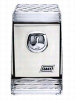 Aluminum Toolboxes feature T-handle latch.