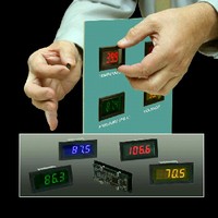Digital Panel Meter offers 4 color choices. Digital Panel Meter offers 4 color choices.