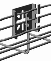 Cable Tray Bracket can be used on walls or under floors.
