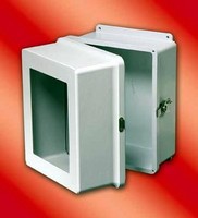 Enclosures feature integral mounting flange.