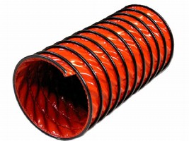 Silicone Fiberglass Duct provides air/fume extraction.