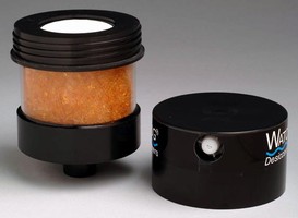 Desiccant Breather removes damaging moisture from air.