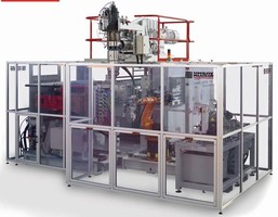 Blow-Molding Machine offers shot sizes up to 1.3 L.
