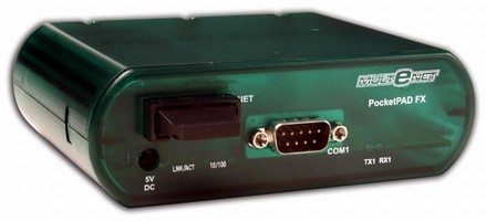 Serial Device Server offers secure, configurable connection.