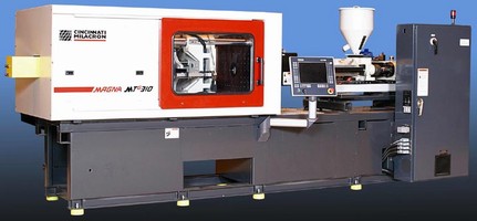 Injection Molding Machine delivers �0.0014 in. accuracy.