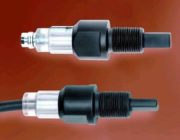 Sensors provide capacitive liquid level detection.