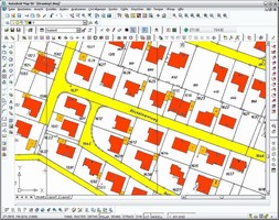 Software captures spatial data from scanned maps.