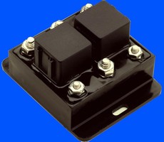Relay Module enables forward and reverse motion.