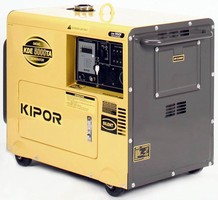 Portable Diesel Generator features low-noise design.