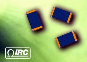 Chip Resistors feature self-passivating element.
