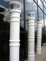Lighted Bollard delivers stand-alone illumination solution.