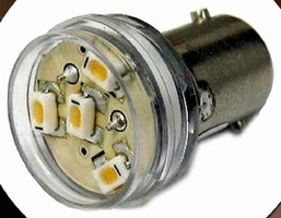 Wide-Angle LED Lamp provides bright and even illumination.