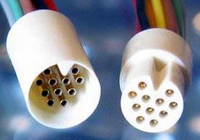 Circular Connector uses military quality contact system.