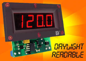 Digital Voltmeters feature daylight readable design.