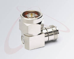 Right Angle Adapters perform up to 11 GHz.