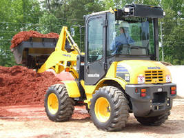 Compact Wheel Loader offers max dump height of 8 ft, 1 in.
