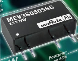 Isolated DC/DC Converters offer 3 W in compact form factor.