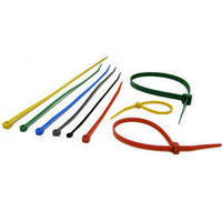 Locking Cable Ties come in 8 lengths and 5 colors.