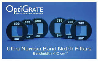 Notch and Bandpass Filters support Raman spectroscopy.