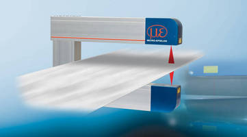 Thickness Measurement System has C-frame construction.