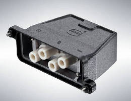 High Current Connector meets railway industry requirements.