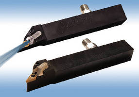 Coolant Through Tool Holders optimize Swiss type machining.