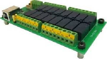 SPDT Relay Module is USB powered and controlled.