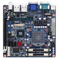 Mini ITX Motherboard offers multiple display interfaces.