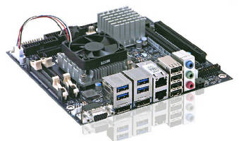 Mini-ITX Motherboard suits rich media embedded applications.