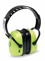 Hi-Visibility Earmuffs provide double protection day/night.