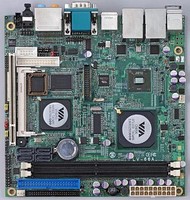Motherboard features 1.5 GHz VIA C7 processor.
